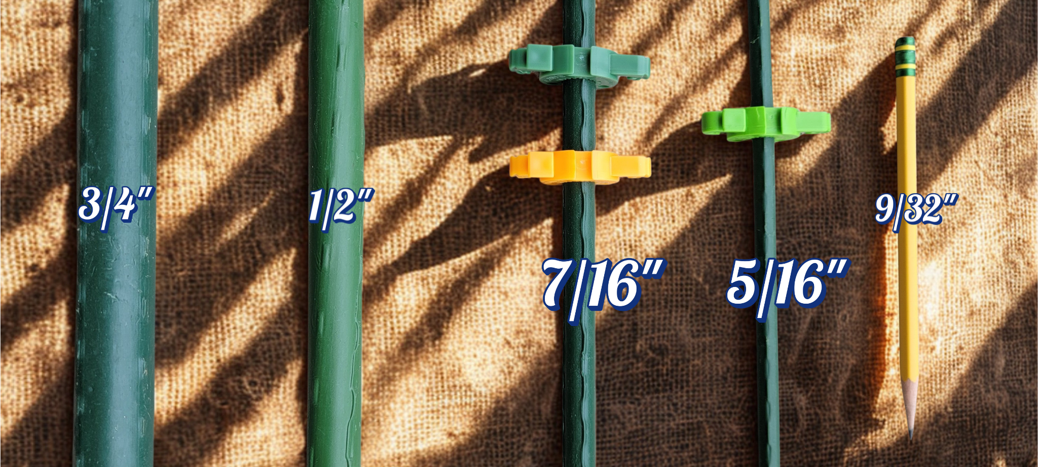 The What and Why of Coated Steel Garden Stakes?