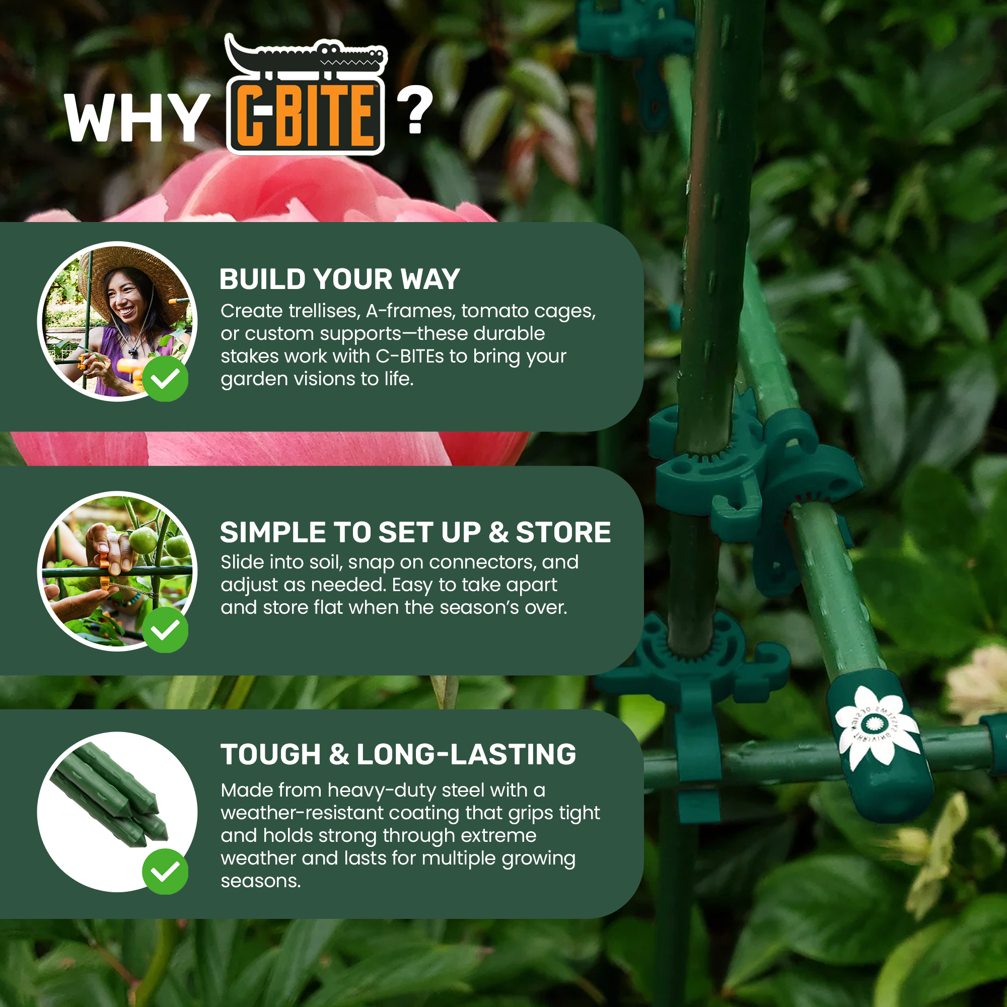 The Four Foot ++ Far Reacher Plant Support Kit