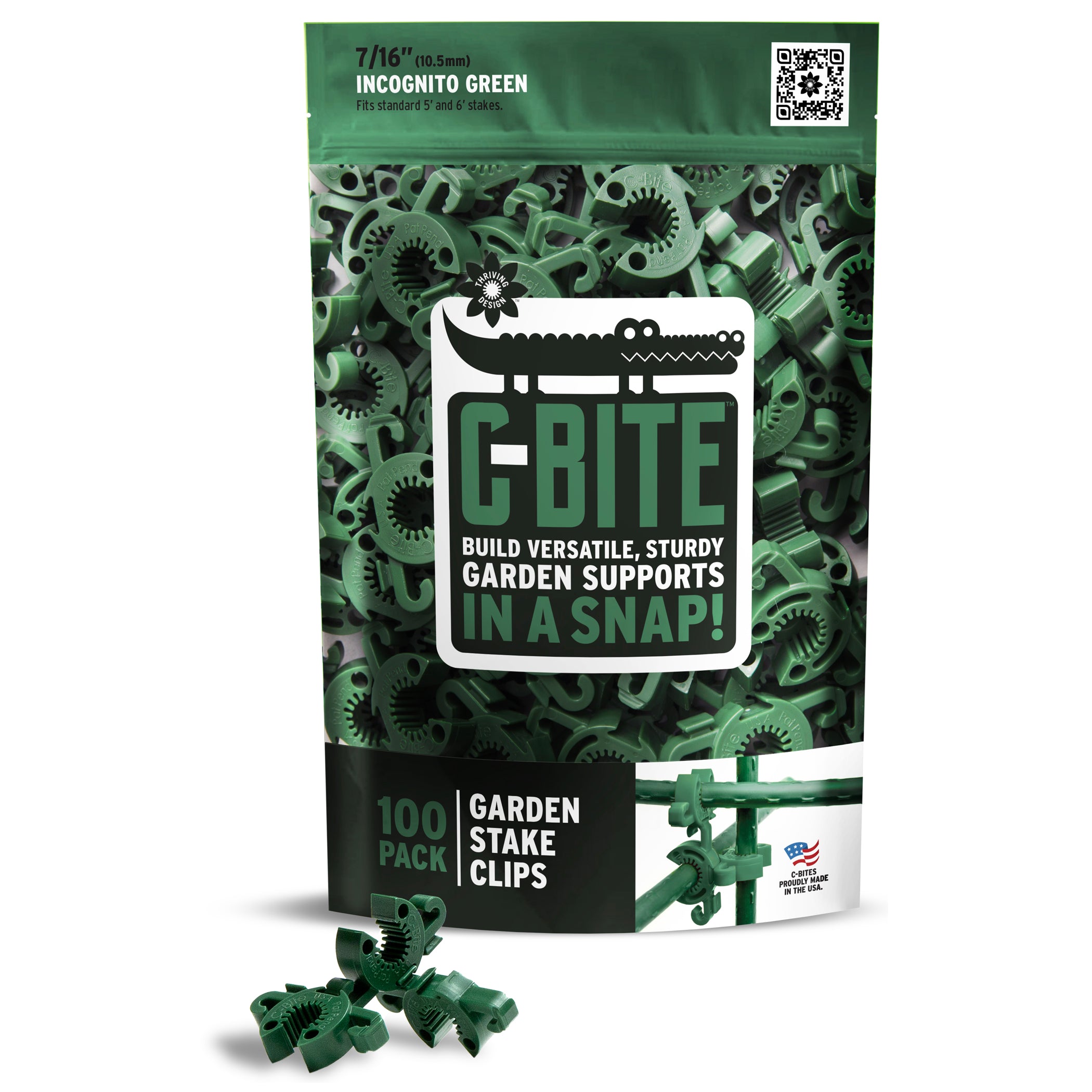C-BITE Garden Stake Clips