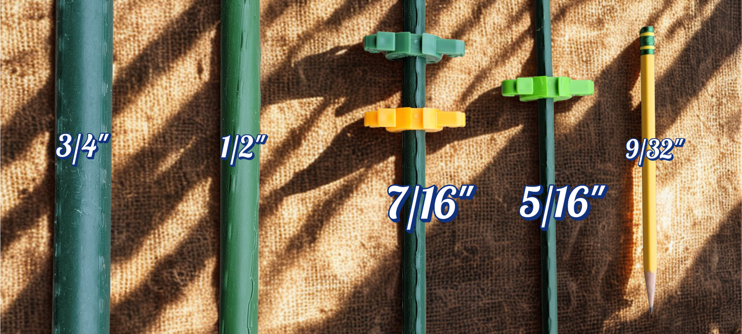 The What and Why of Coated Steel Garden Stakes?
