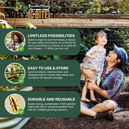 5’ Tomato Plant Support Kit - For the Basic Rigid Frame and Trellis Netting Applications