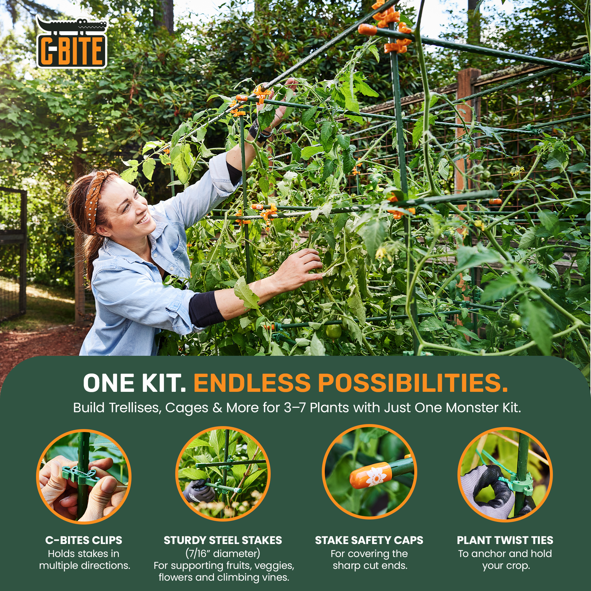 C-BITE Monster Kit - Large Beds &amp; Multi-Plant Support  (6&