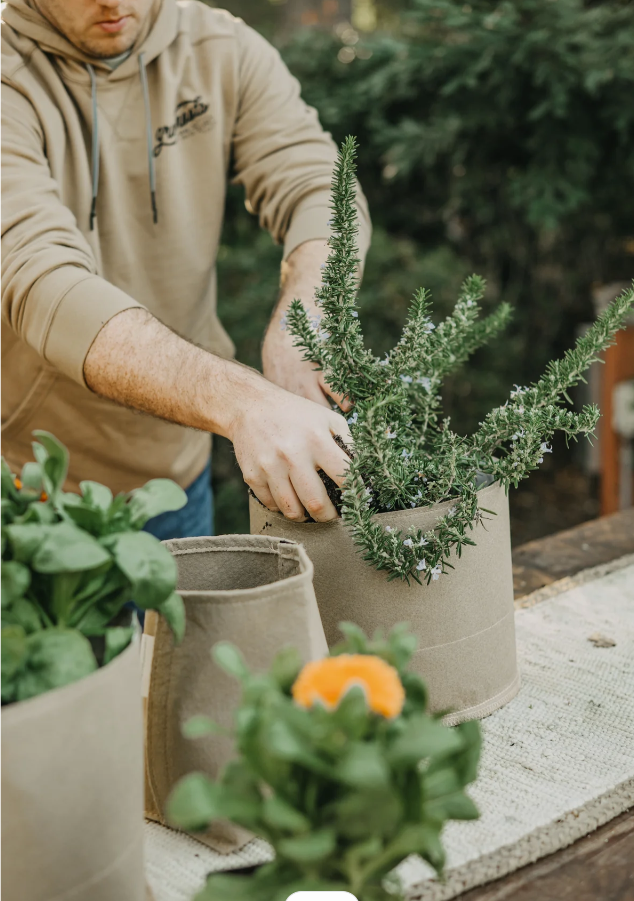 Grass Roots Classic Fabric Pots