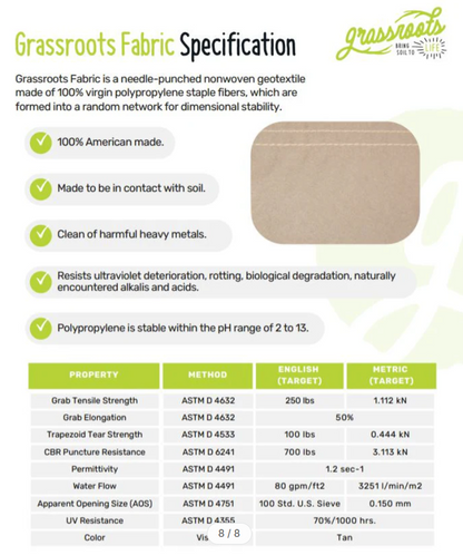 Grass Roots Classic Fabric Pots