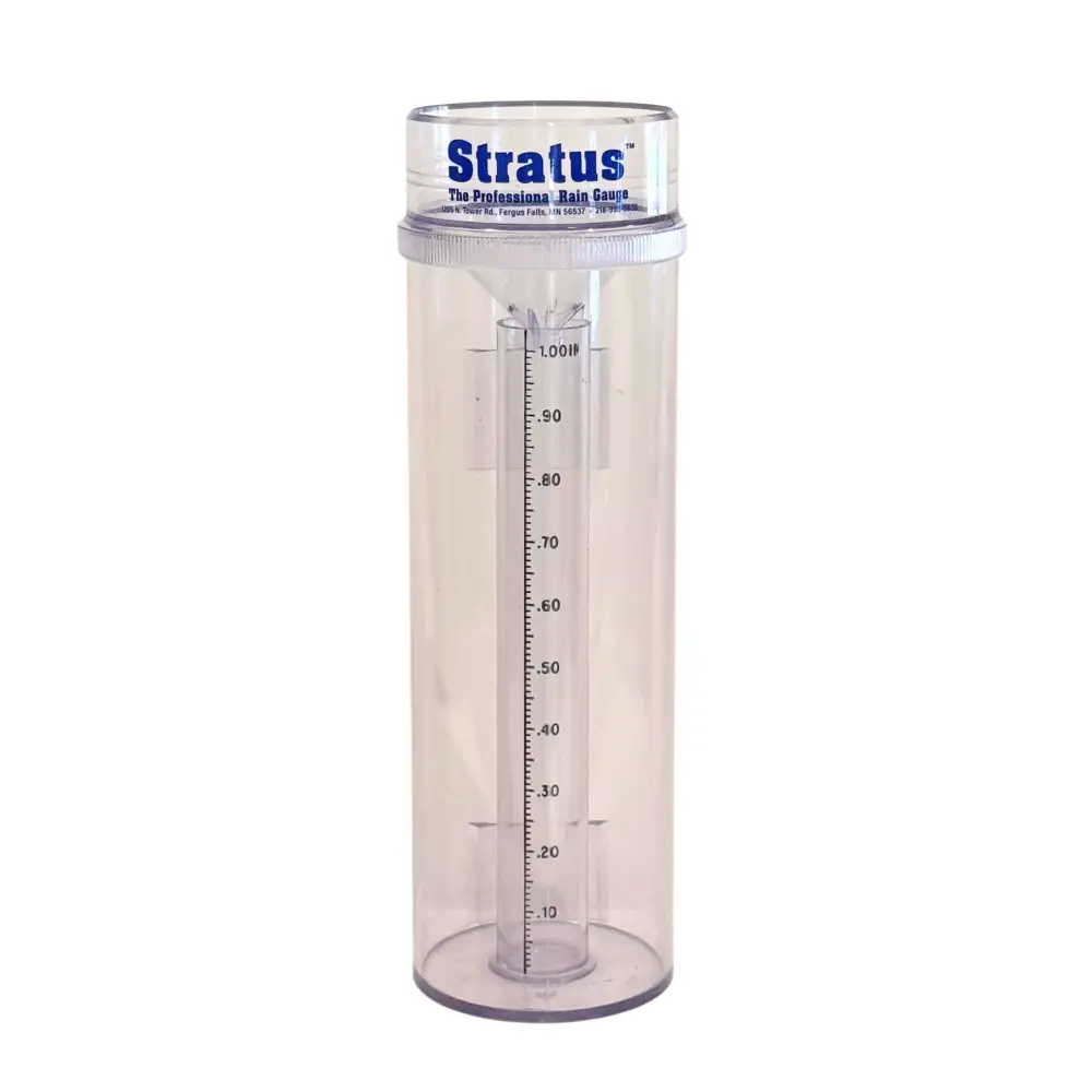 FLI Products Stratus Precision Rain Gauge 14-Inch, NOAA-Endorsed, Accurate to 1/100th Inch
