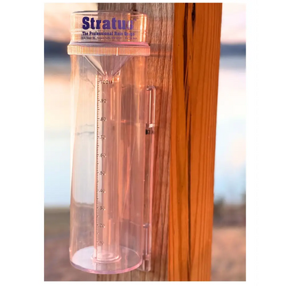 FLI Products Stratus Precision Rain Gauge 14-Inch, NOAA-Endorsed, Accurate to 1/100th Inch