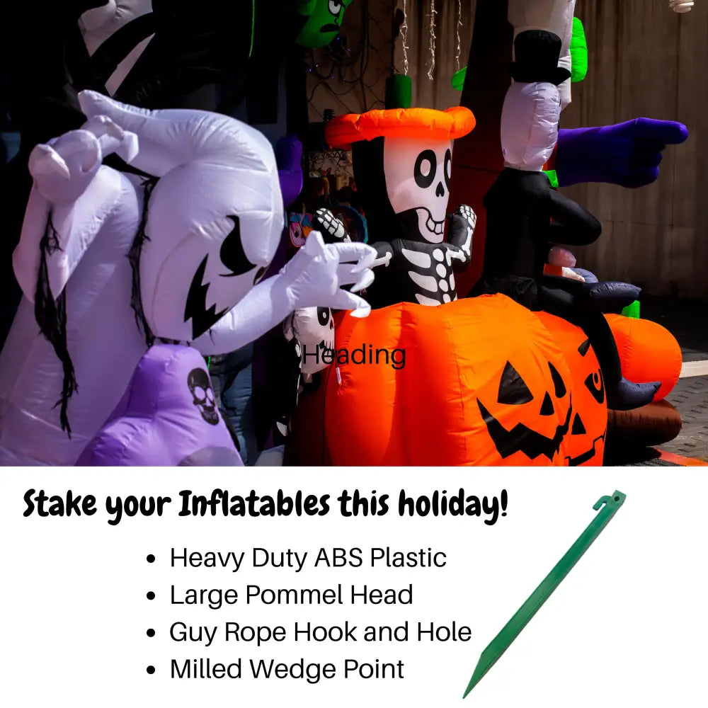 Heavy-Duty Garden Yard Stakes for Trees, Tents and Holiday Inflatables