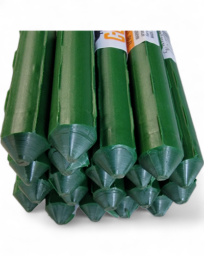 plastic plant stakes Sturdy Coated Steel Garden Stakes (available in lengths of: 2.5', 3', – C-BITE