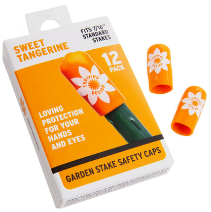 12 count - Stake Safety Caps - 10-11mm - Thriving Design